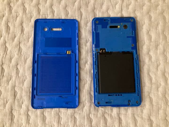 INFOBAR A02 au [AOAO] インフォバー　青