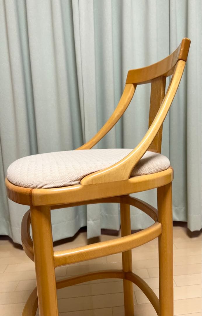 松創　カウンターチェアシカモア材　 バーズアイメープル　MATSUSO