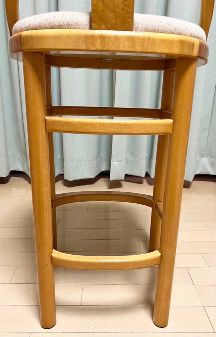 松創　カウンターチェアシカモア材　 バーズアイメープル　MATSUSO