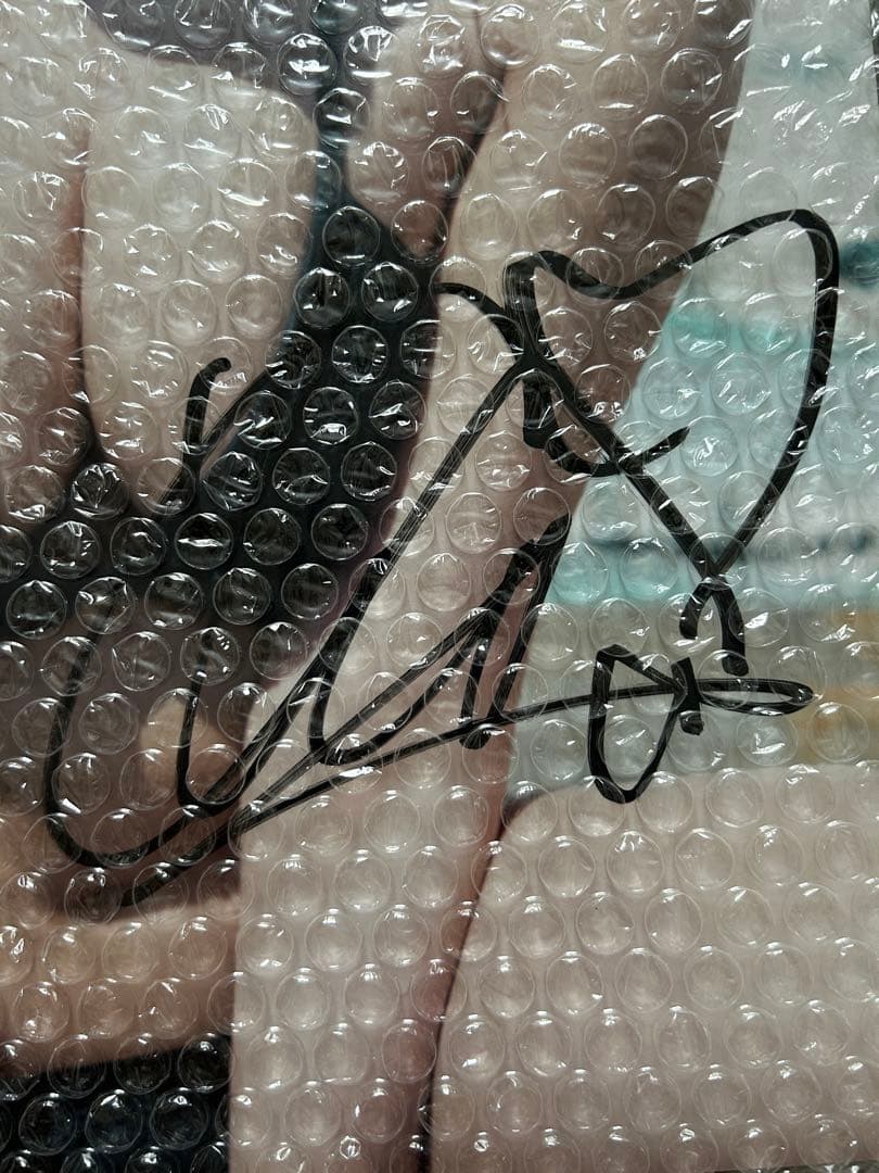 荒牧理沙直筆サイン入り写真パネル