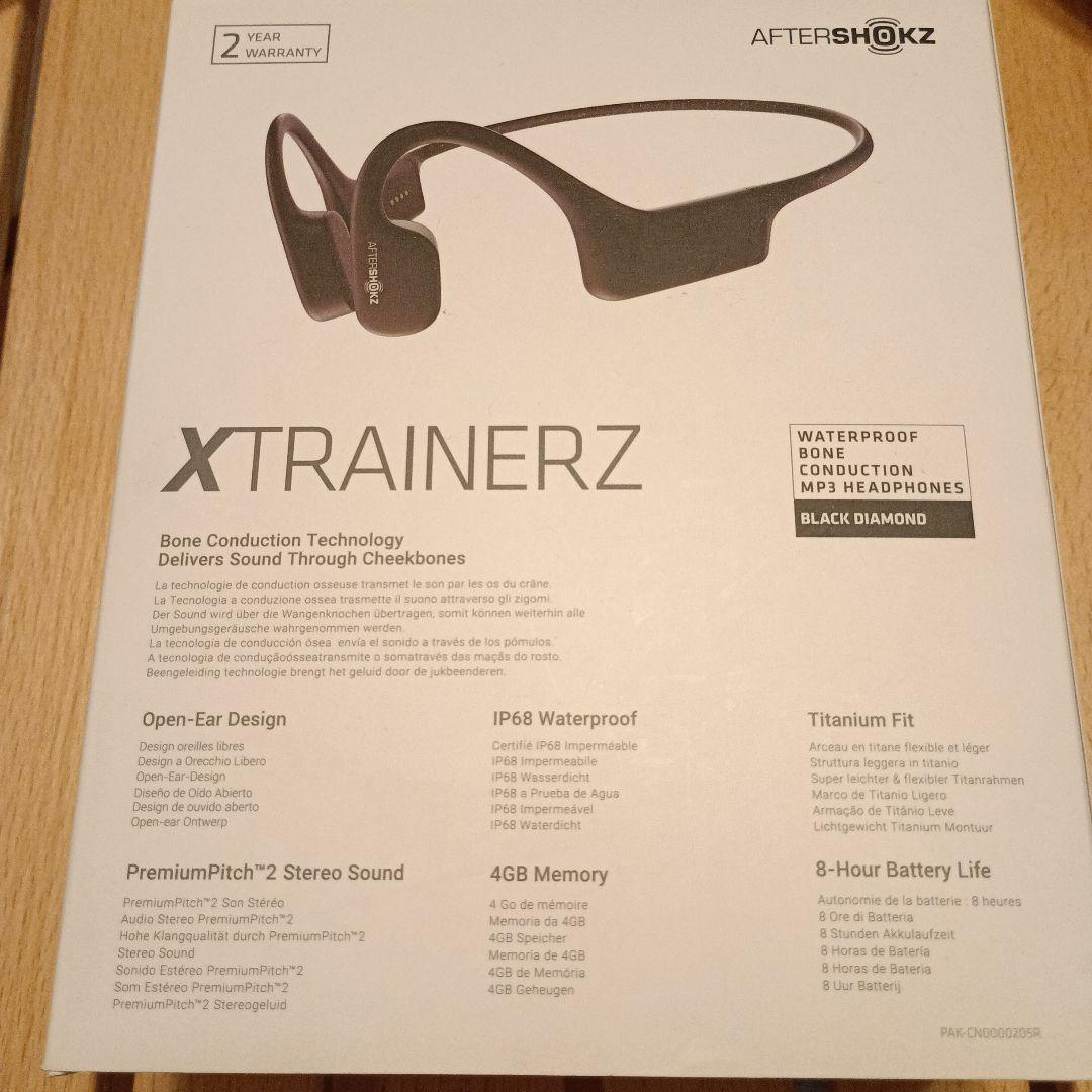 未使用AfterShokz Xtrainerz 骨伝導イヤホン 防水 MP3内蔵