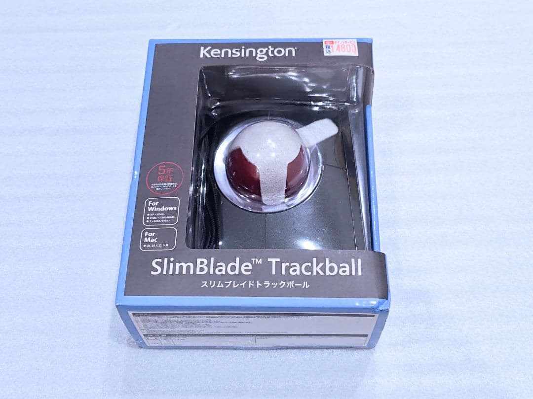 Kensington ケンジントン スリムブレイド トラックボール マウス