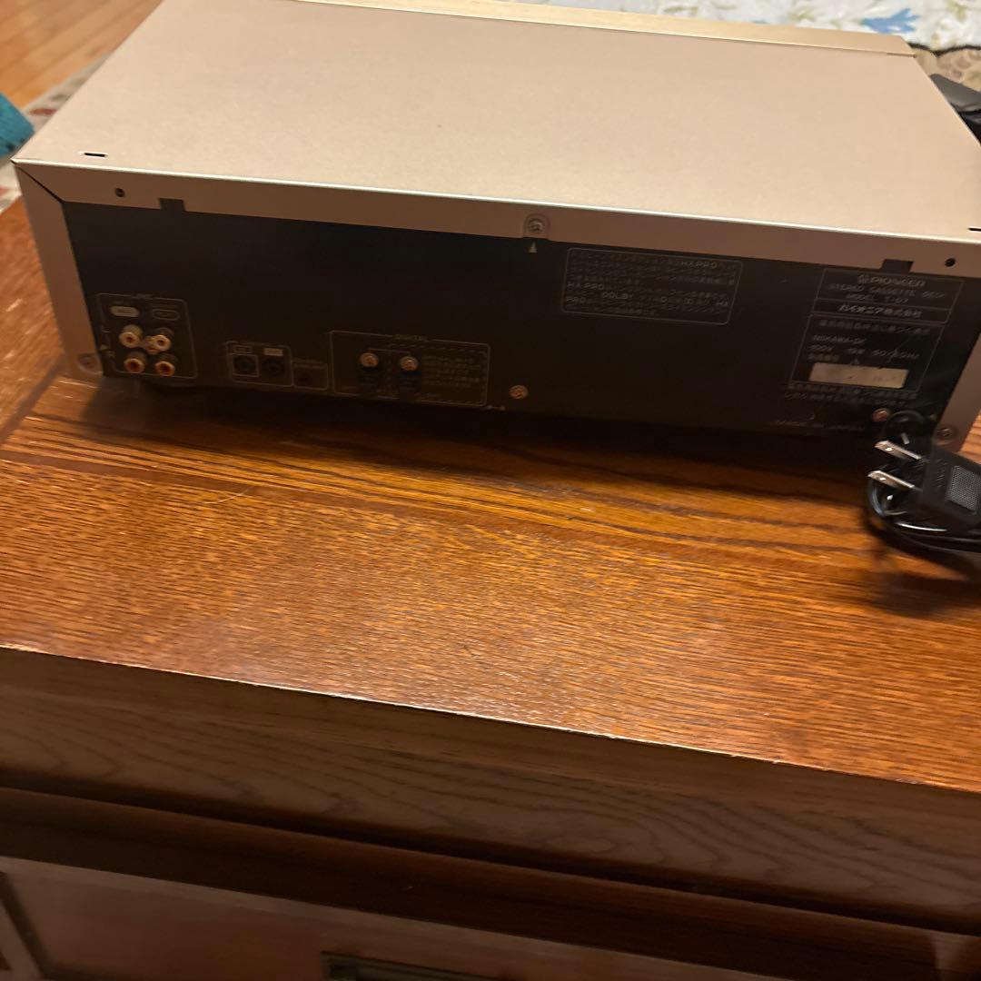 Pioneer ヘッドシングルカセットデッキ T-D7 現状品