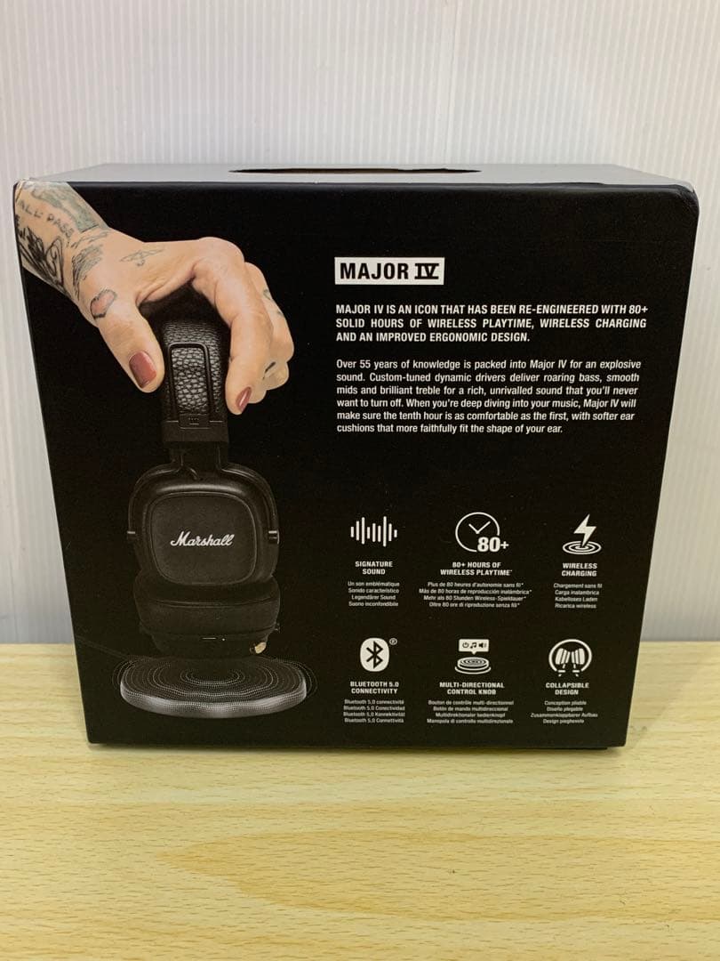 Marshall MAJOR Ⅳ ワイヤレスヘッドホン MM70213-9