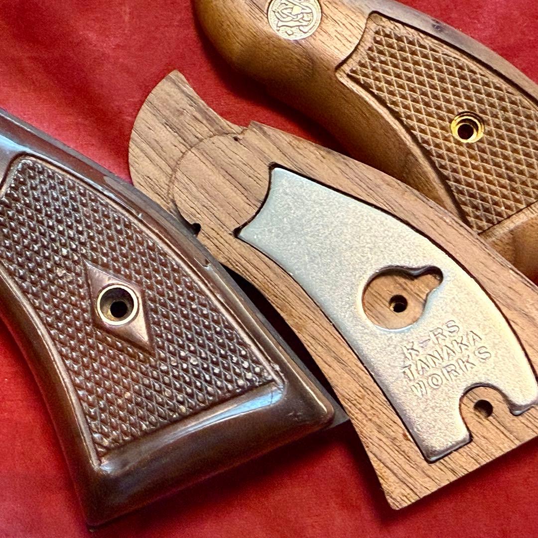 S&W Kフレーム対応 ベークライト製 グリップ ジャンク