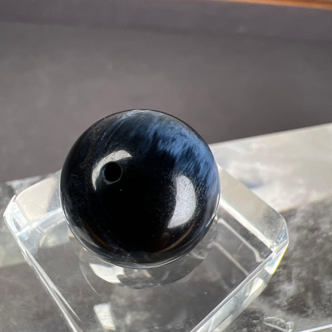 天然石　ピーターサイト　1粒　15.3ミリ　貫通穴あり