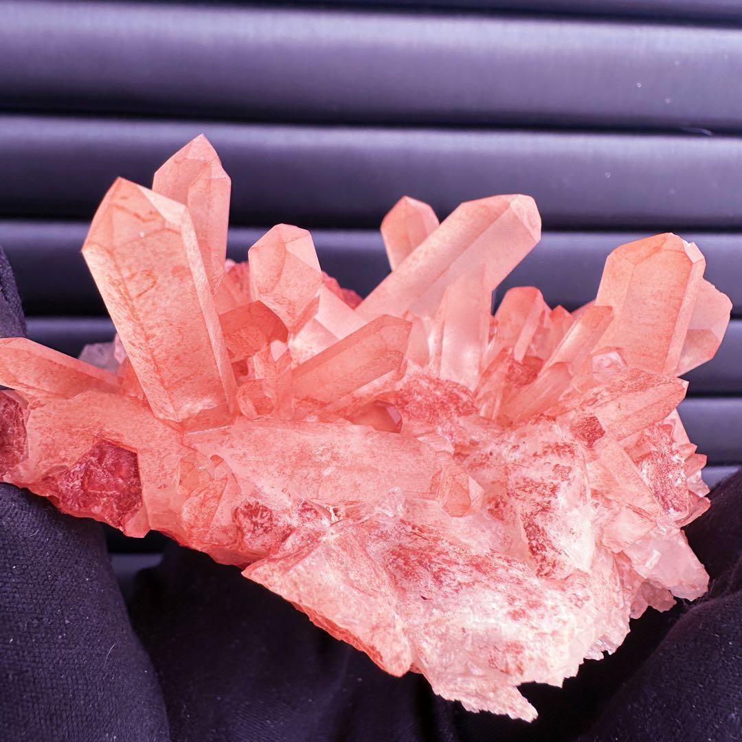 爆レア❗️浄化❗️超綺麗♡超強いパワー ピンク ヒマラヤ クラスター天然石A1541