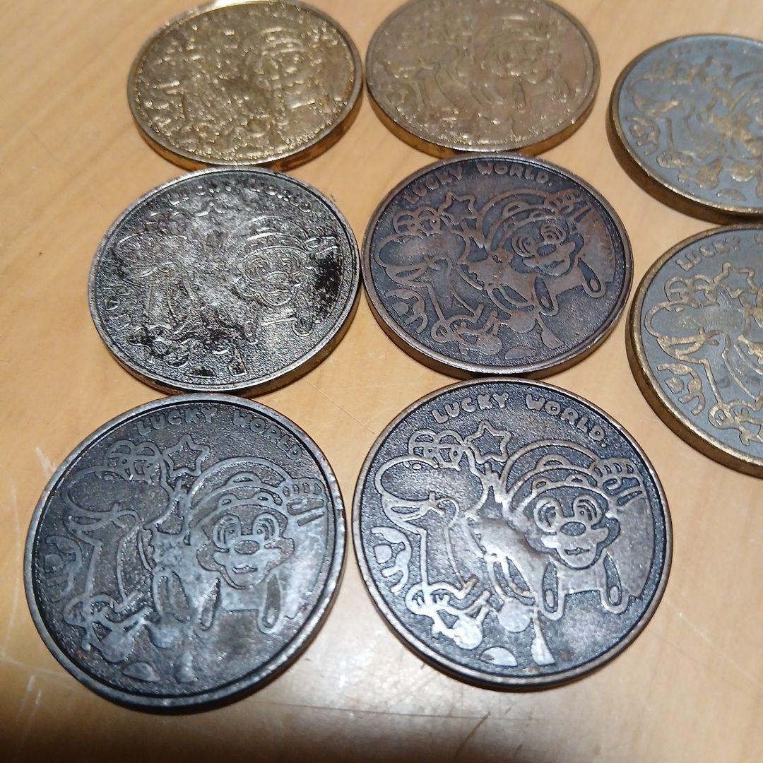 マリオ　ラッキーワールド　メダル　８枚