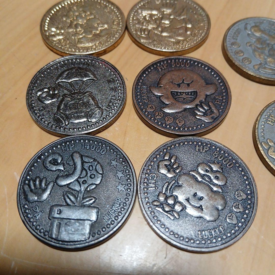 マリオ　ラッキーワールド　メダル　８枚