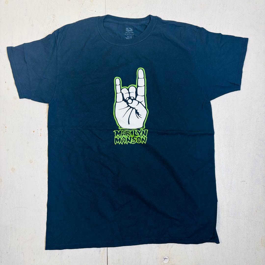 バンドTシャツ　マリリンマンソン　希少　ブラック　M