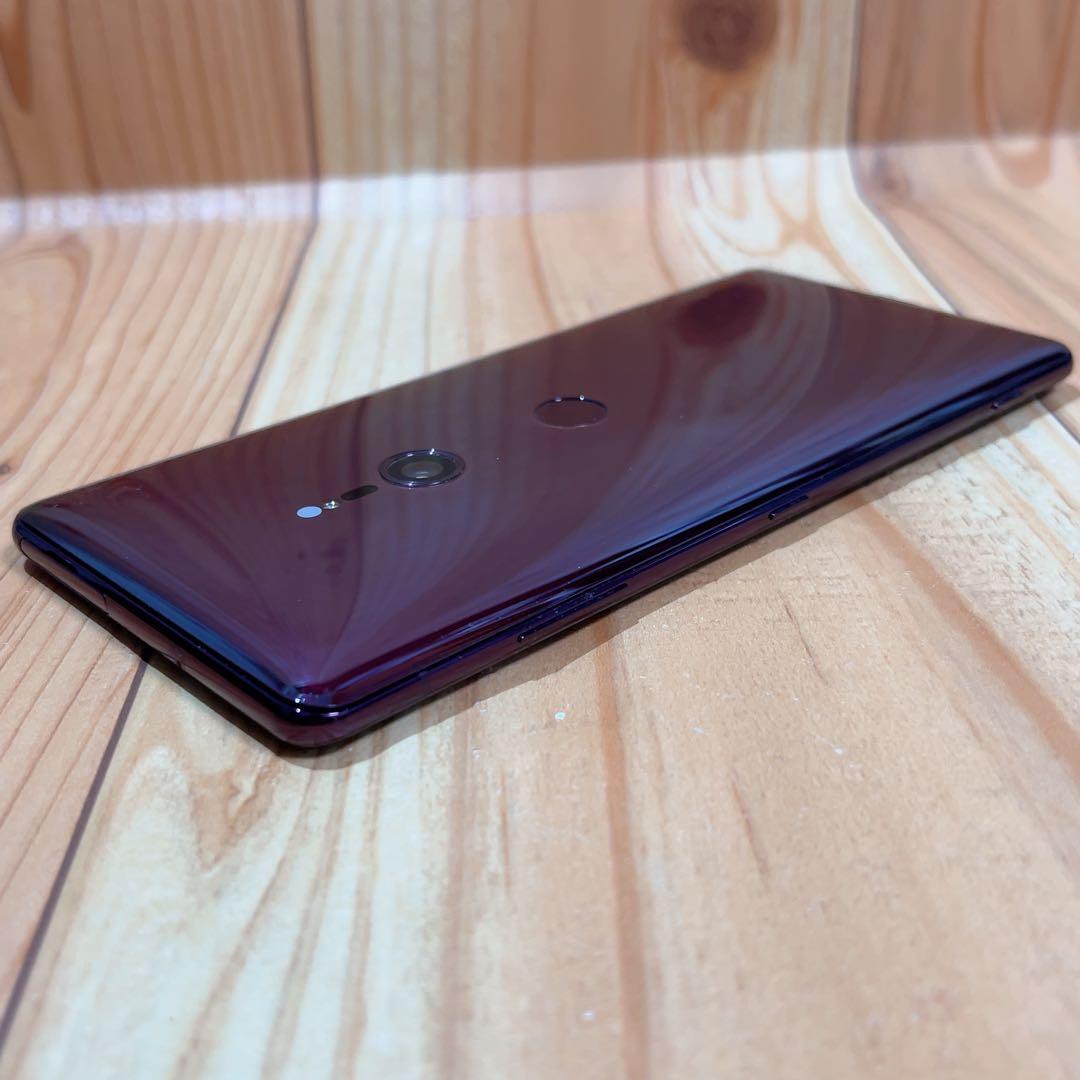 SIMフリー 本体 Xperia XZ3 64 GB 187G3 ボルドーレッド