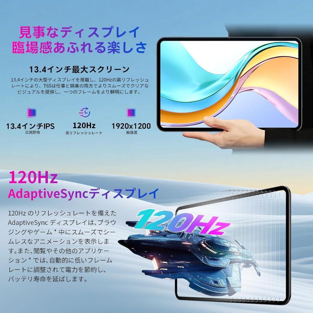 Keiji Wadaさま　Android 15 タブレットT65 13 インチ