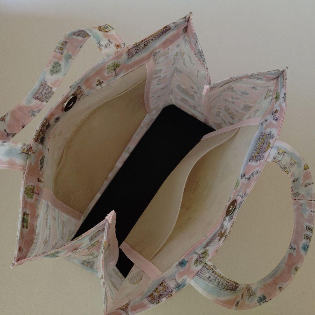 タービンちゃん〈 リバティ 〉ラミネート・紙袋型トートバッグ