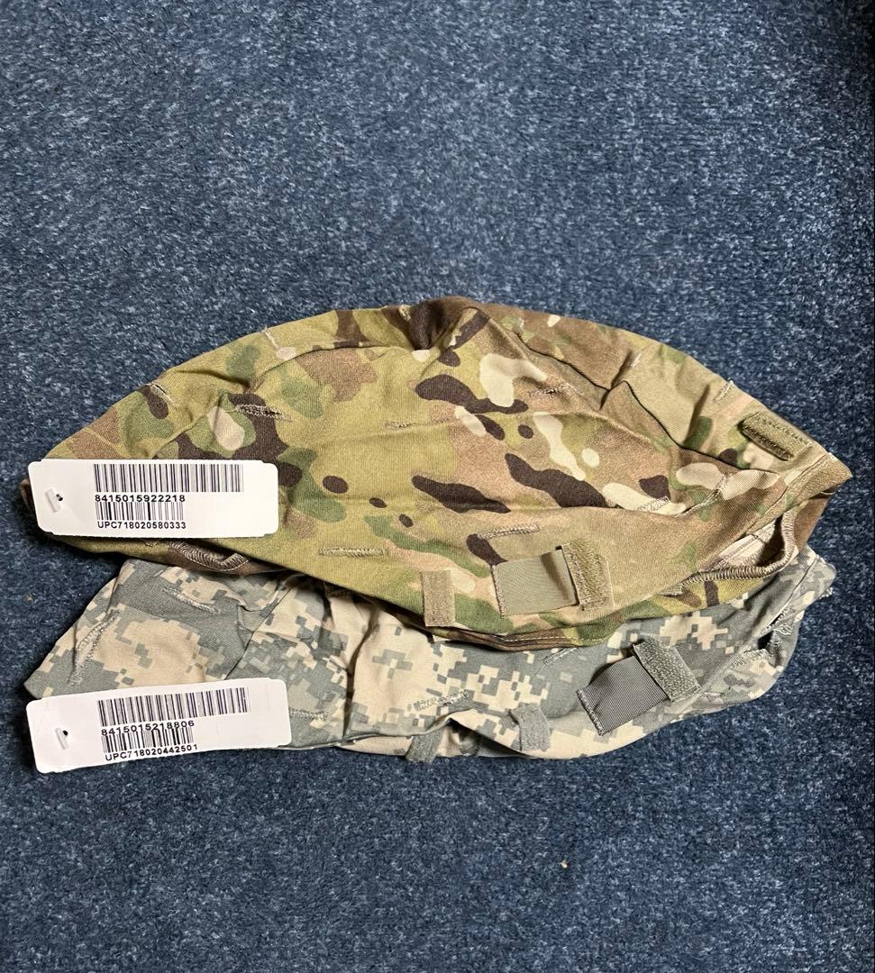 米軍実物 放出品 ACH ヘルメット & ブラケット&パット　カバー2点付き　M