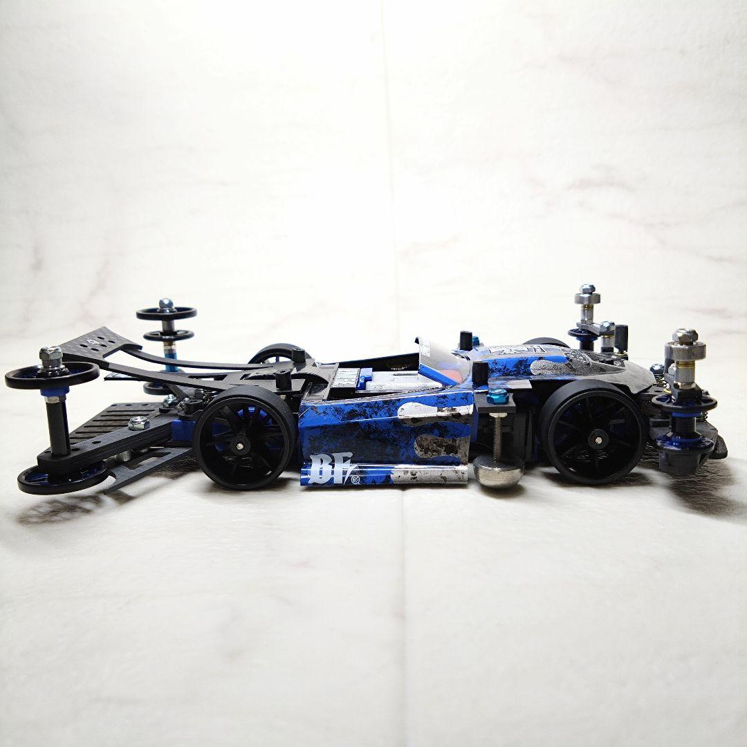 ミニ四駆　完成品　ラウディーブル　MSフレキ　ブルー