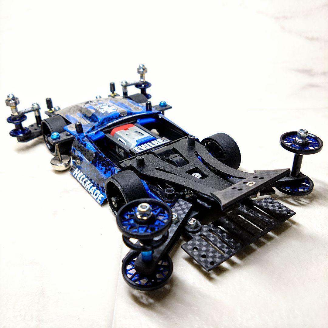 ミニ四駆　完成品　ラウディーブル　MSフレキ　ブルー