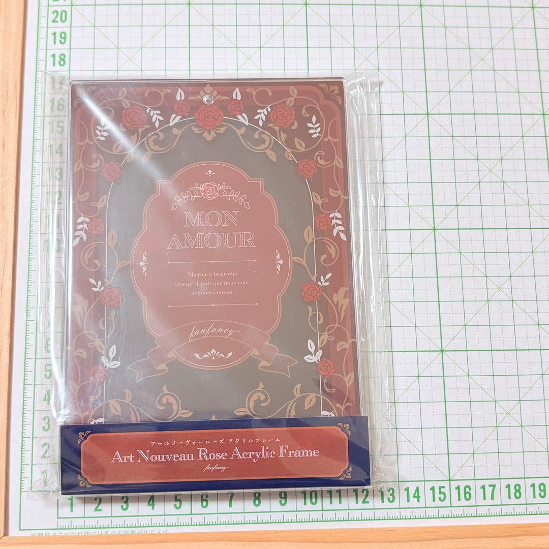 FUKUYA フクヤ　アールヌーヴォーローズ　アクリルフレーム　オレンジ　AGF