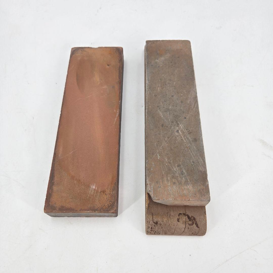砥石 2つセット 天然石？ 包丁研ぎ 研磨石