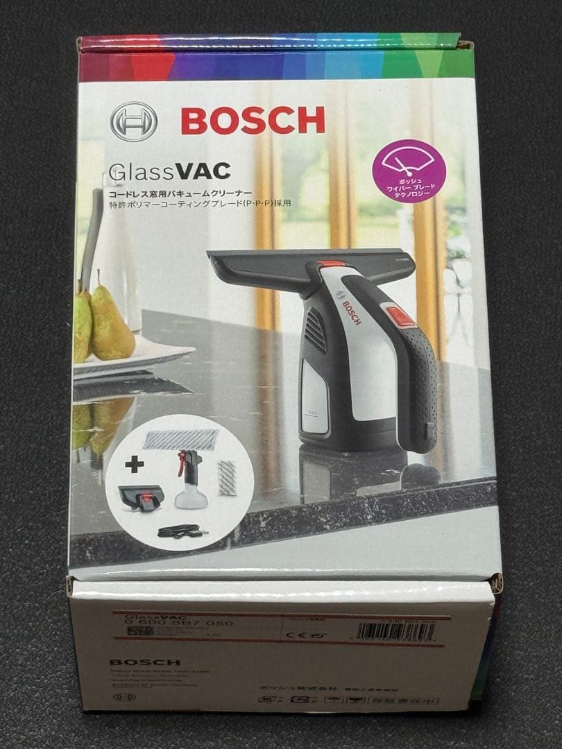 新品 Bosch GLASS vac コードレス窓用バキュームクリーナー