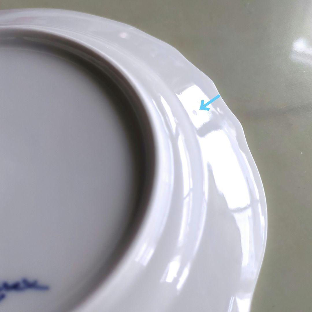 お値下げ *   * ブルーフラワープレート 2枚