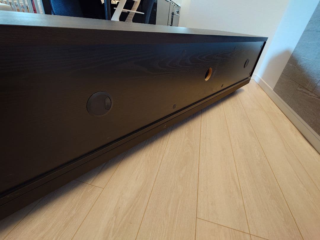 アルモニア★ダークオーク テレビボード180cm★日付け指定化