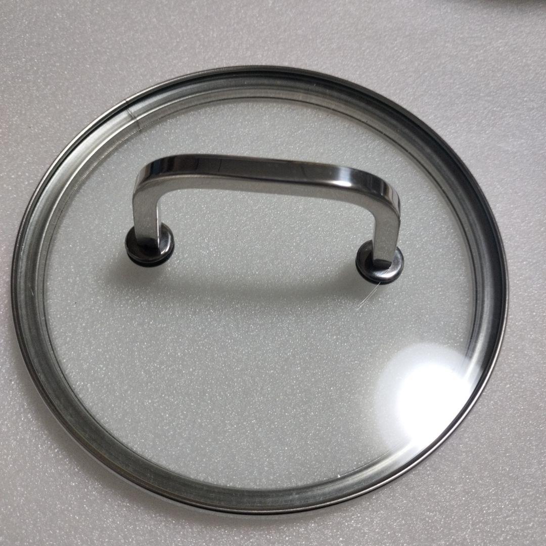 新品未使用glanzIH調理器対応3層厚底ステンレス鍋16cm18cm2点セット