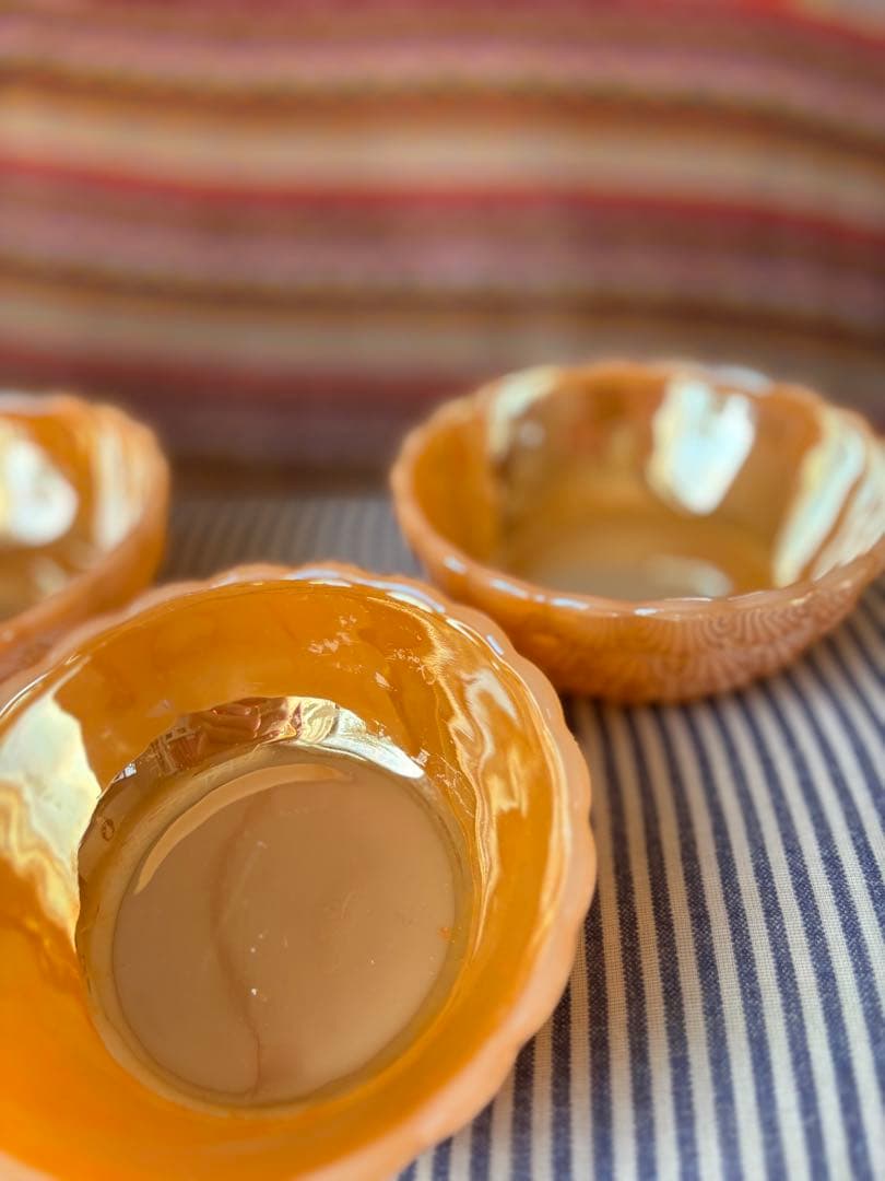 ファイヤーキング アンカーホッキング バブルピーチラスター　ベリー　ボウル 3個