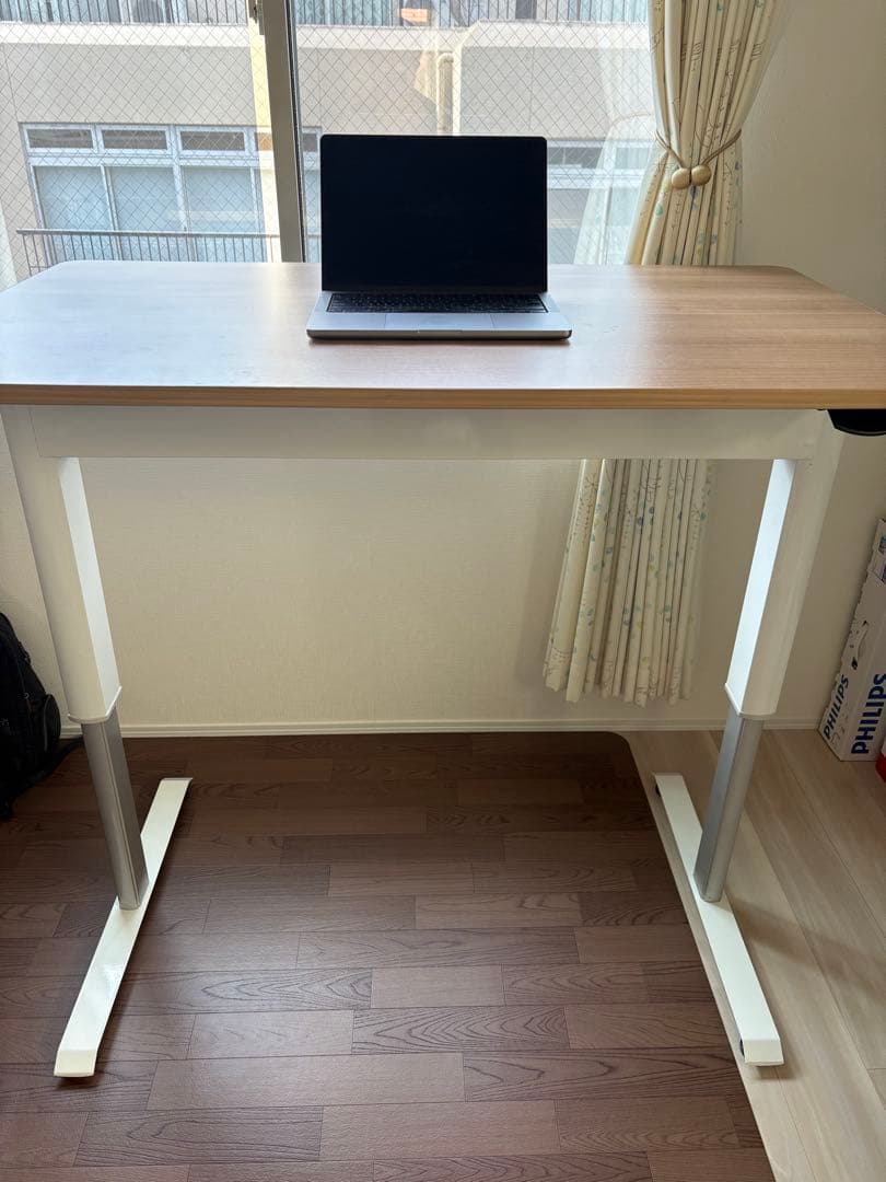 昇降デスク 幅1200mm ガス圧式