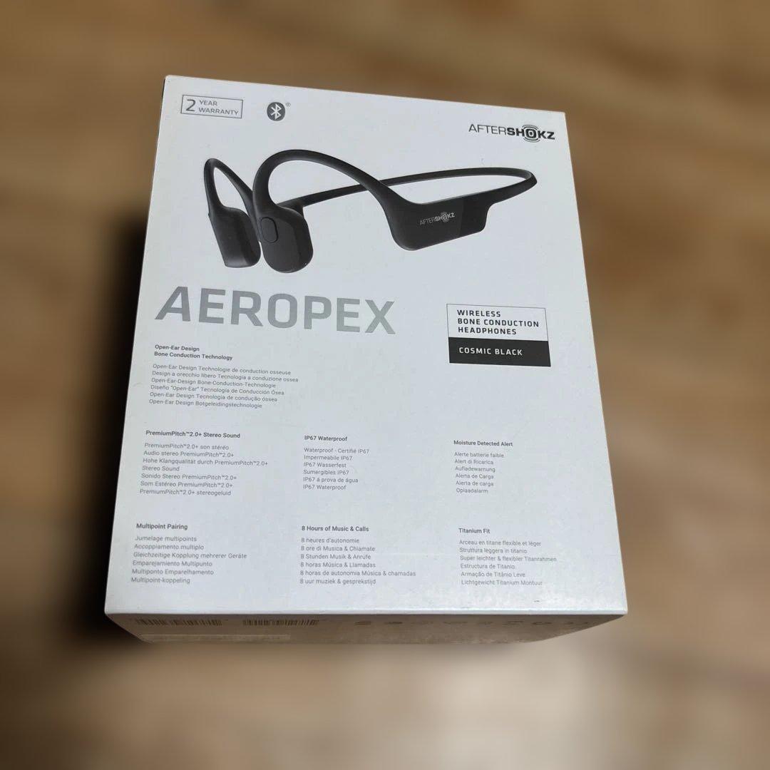 Aeropexアフターショックス エアロペックス骨伝導ワイヤレスヘッドホン