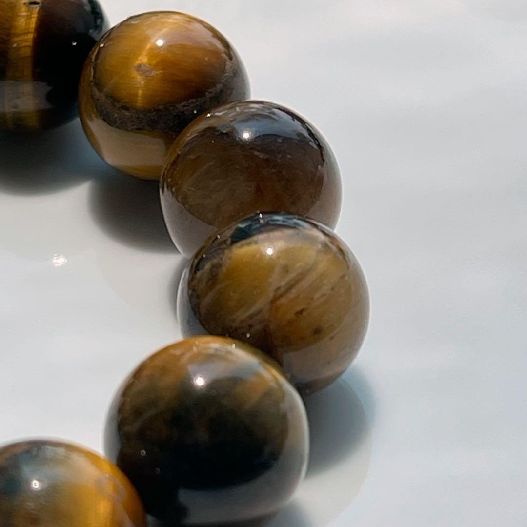 皇帝龍彫りタイガーアイ&ゼブラアイブレス