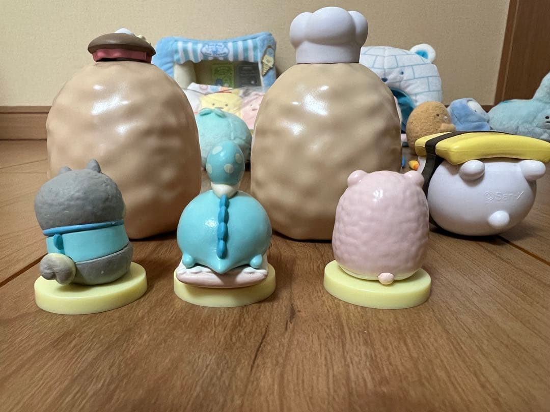 すみっコぐらし　てのりぬいぐるみ　ハウス　ワゴンセット