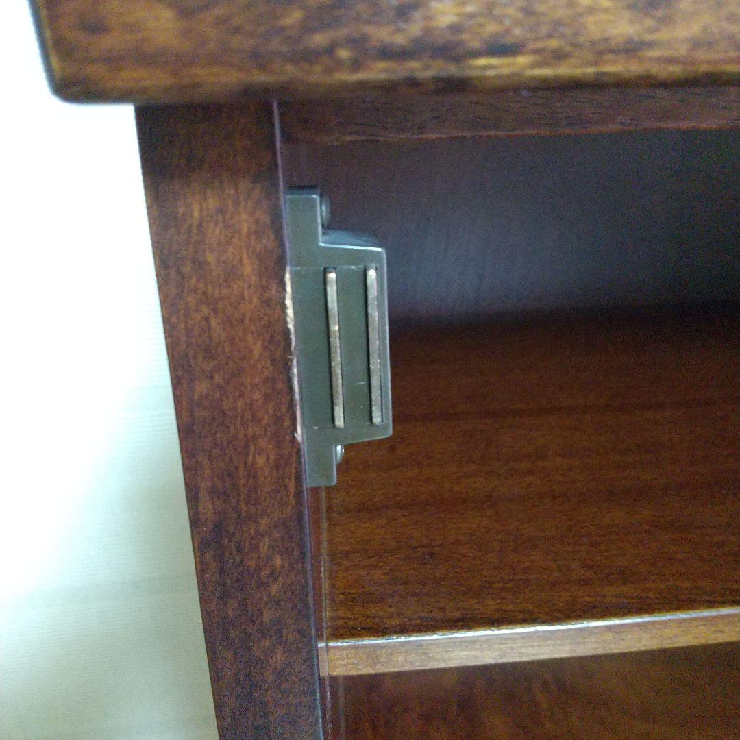 ライティングビューロー 天然木 引き出し 机 収納 折り畳み