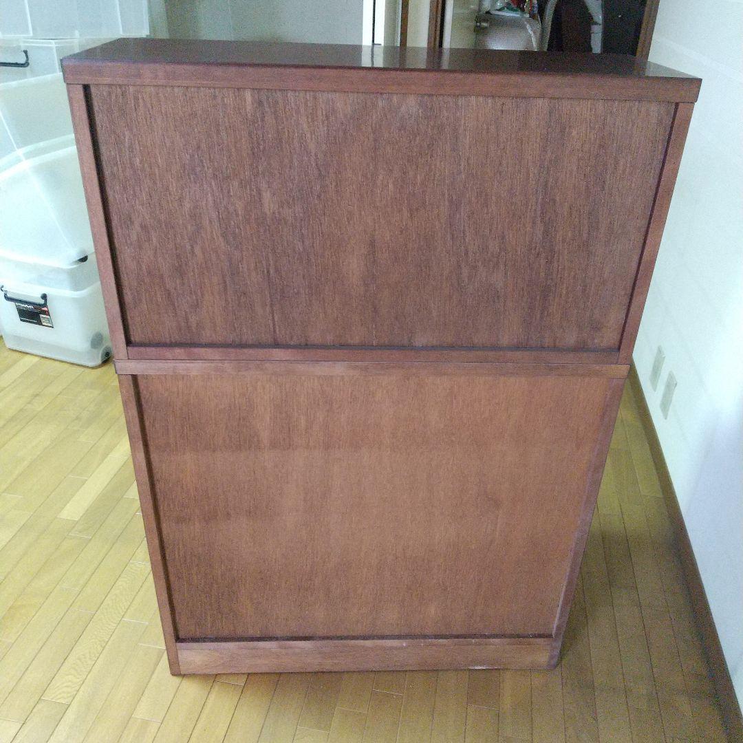 ライティングビューロー 天然木 引き出し 机 収納 折り畳み