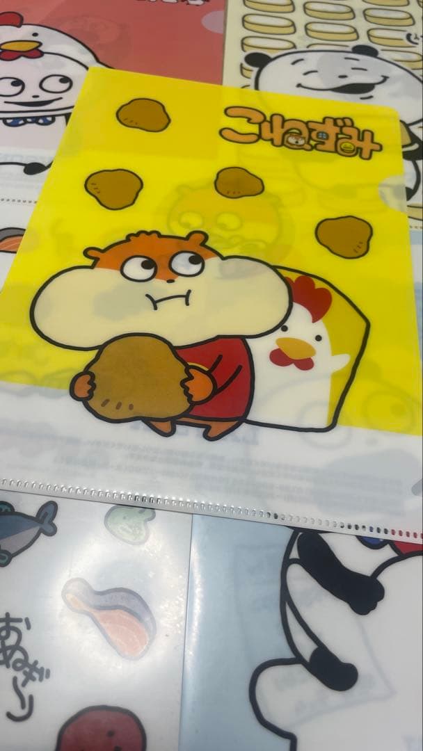 新品　にしむらゆうじ　こねずみ　ぱんだ　ローソン　非売品　5枚セット　ファイル