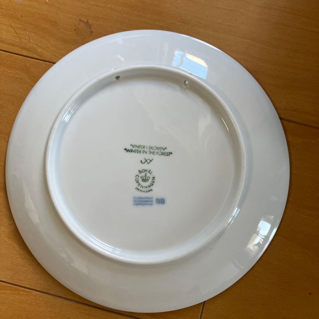 ロイヤルコペンハーゲン 2002年 冬のプレート
