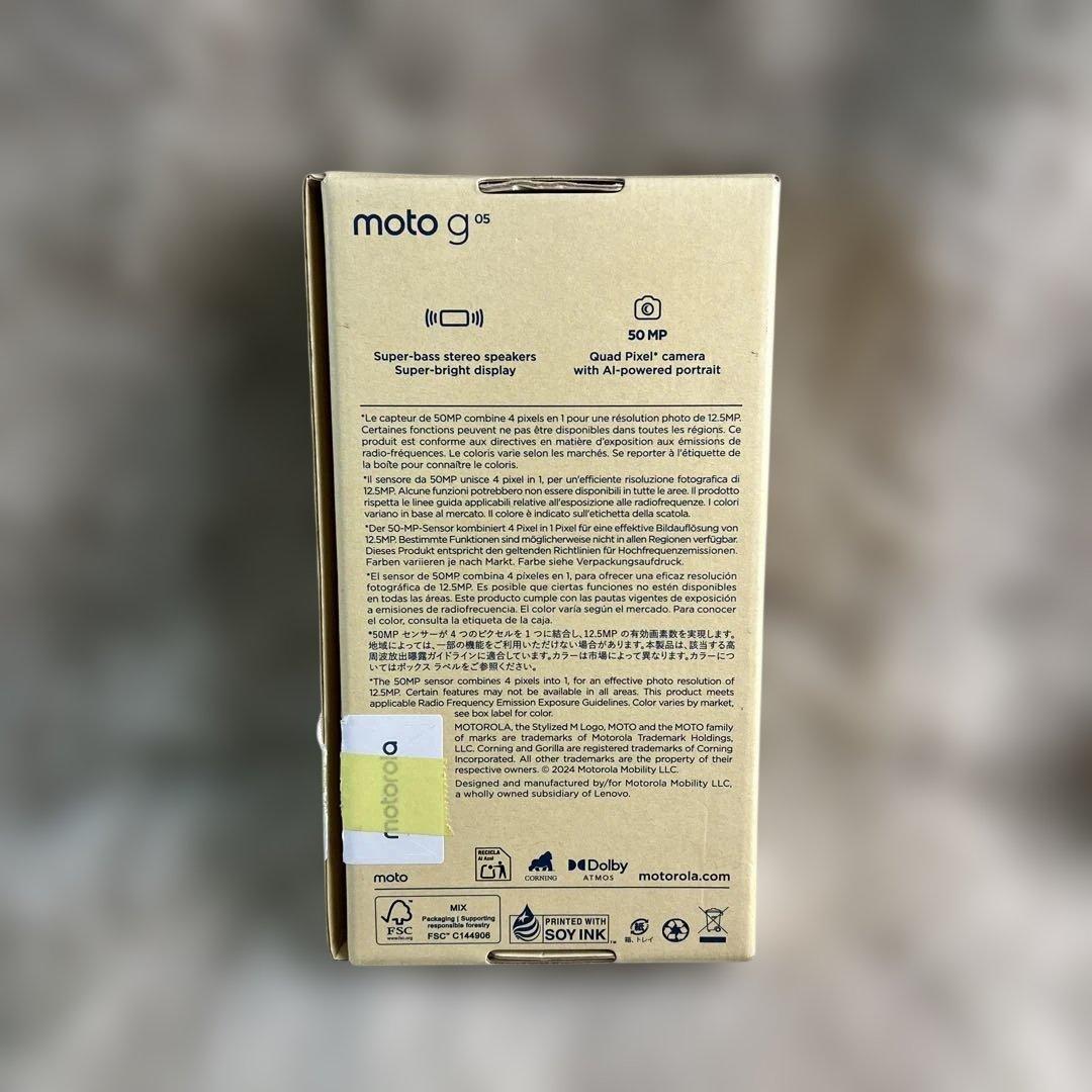 Motorola motog05 128GB ミスティブルー SIMフリー