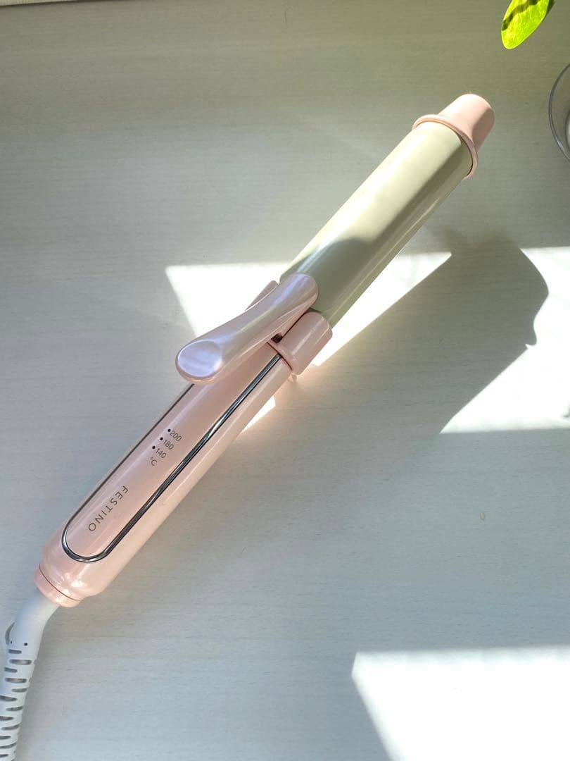 美品！フェスティノ カールアイロン 32mm ピンク FESTINO コテ