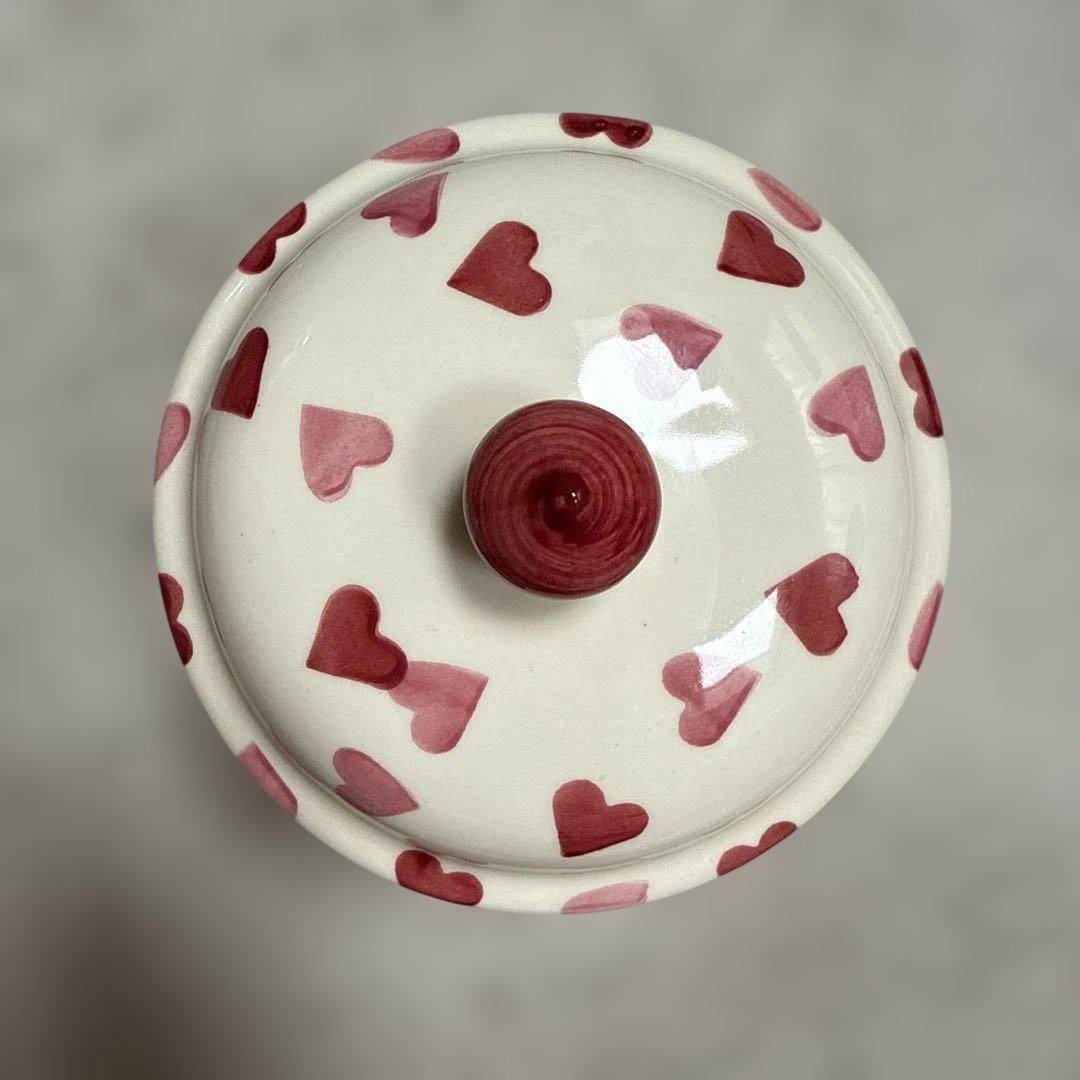 Emma Bridgewater ハート模様の小麦粉収納容器