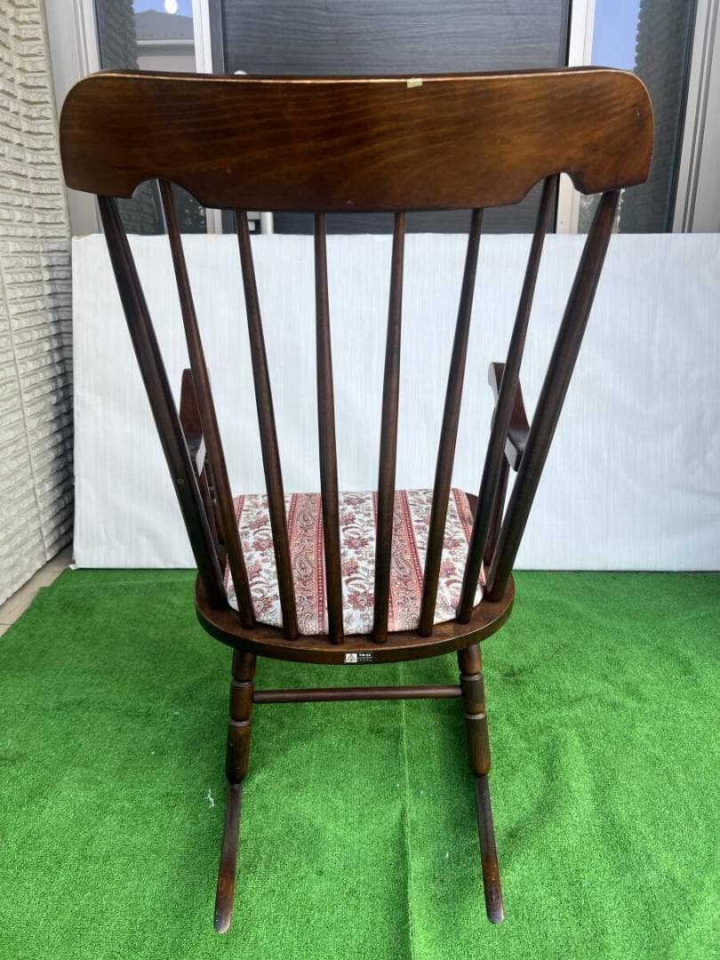 【値下依頼OK】飛騨の家具 ヒダ・ダイネット 木製ロッキングチェア 一脚