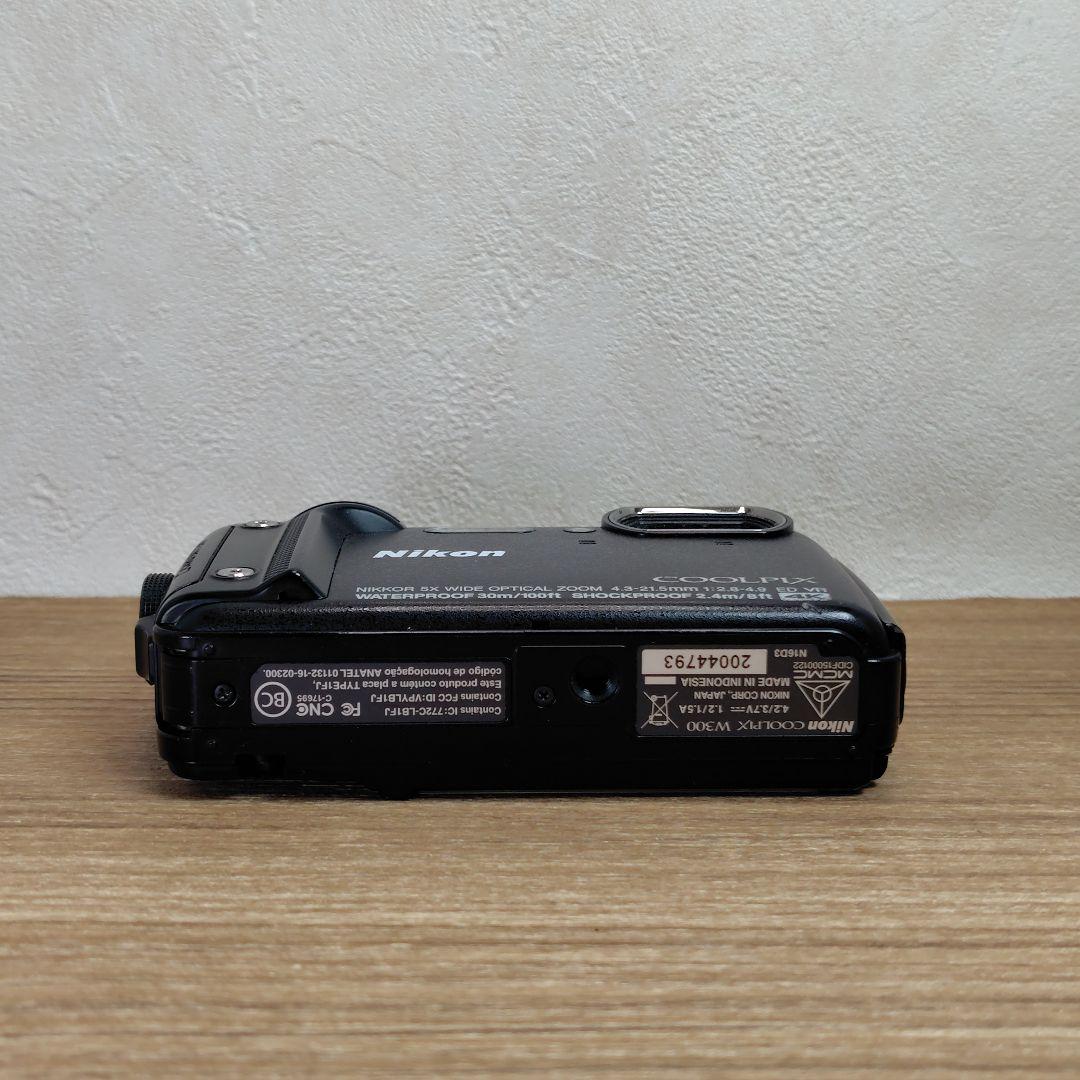 【動作未確認】Nikon COOLPIX W300 デジタルカメラ ブラック