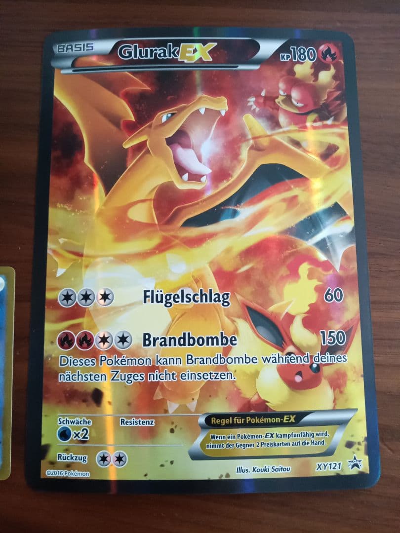 ジャンボカードリザードンex　ドイツ語版1枚　希少