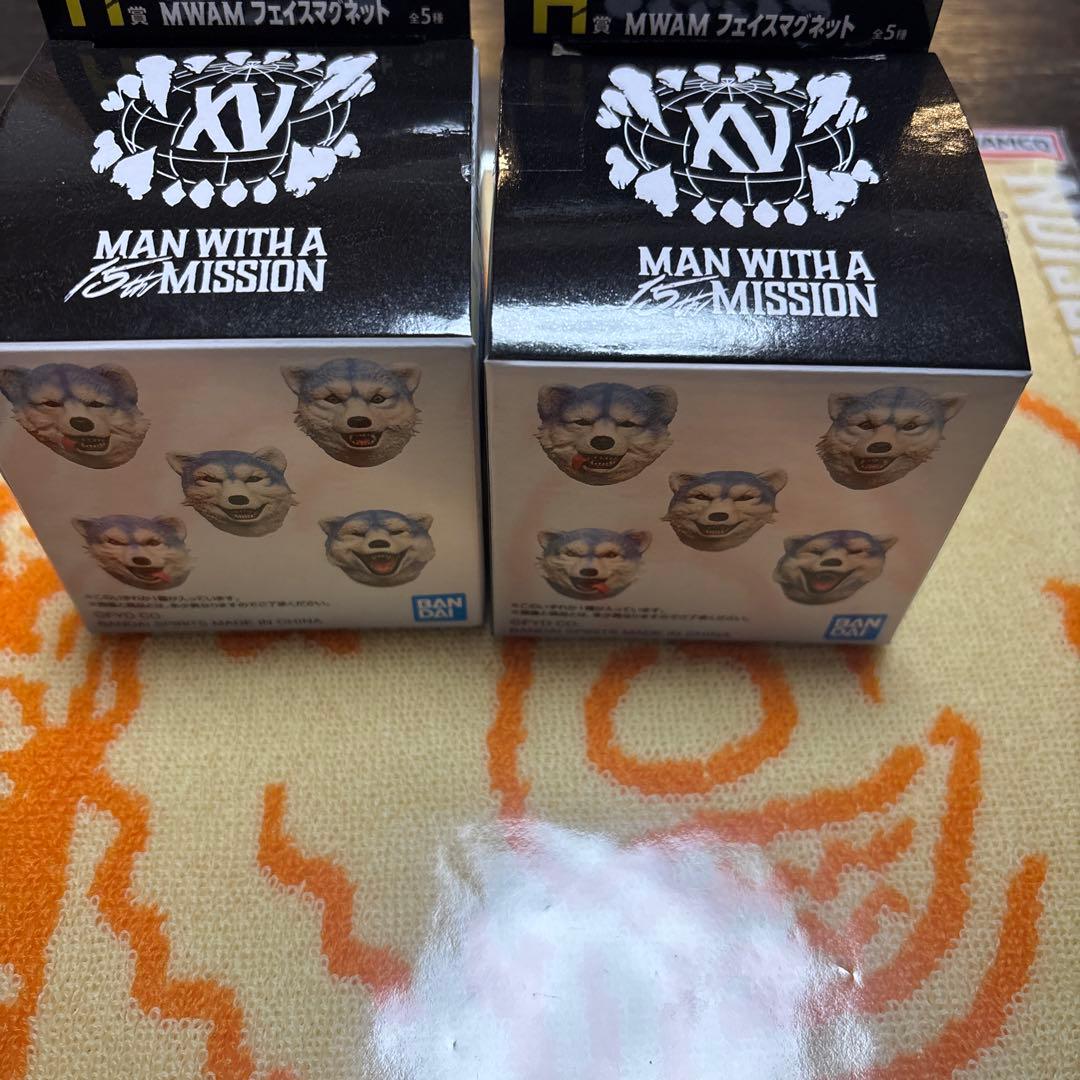 一番くじ　MAN WITH A MISSION マグネット2個