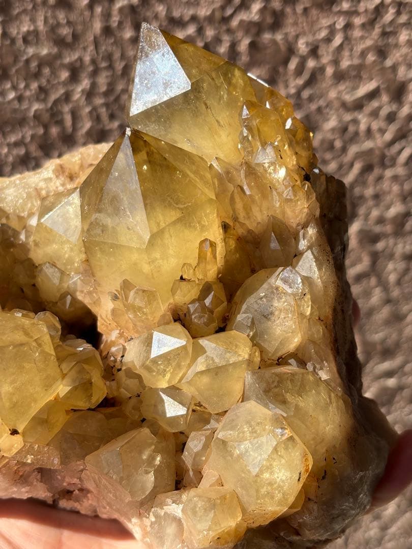 レア　天然　コンゴ産シトリンクラスター　クンダリーニシトリン　2300g以上