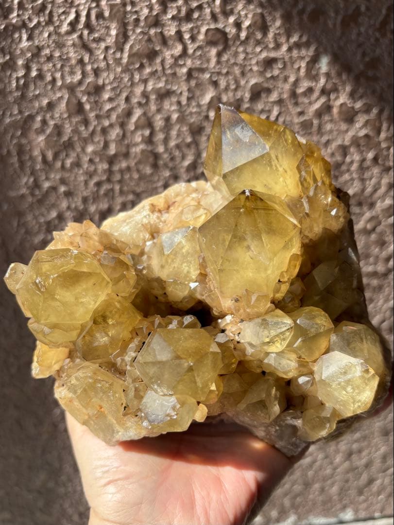 レア　天然　コンゴ産シトリンクラスター　クンダリーニシトリン　2300g以上