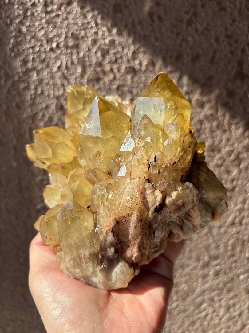 レア　天然　コンゴ産シトリンクラスター　クンダリーニシトリン　2300g以上