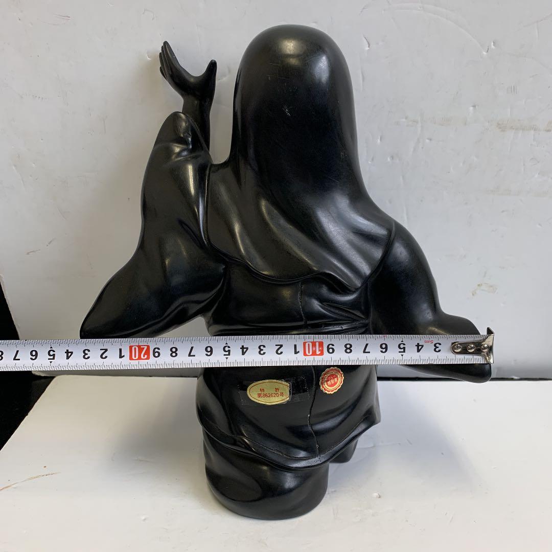 天然石　那智黒　仏像