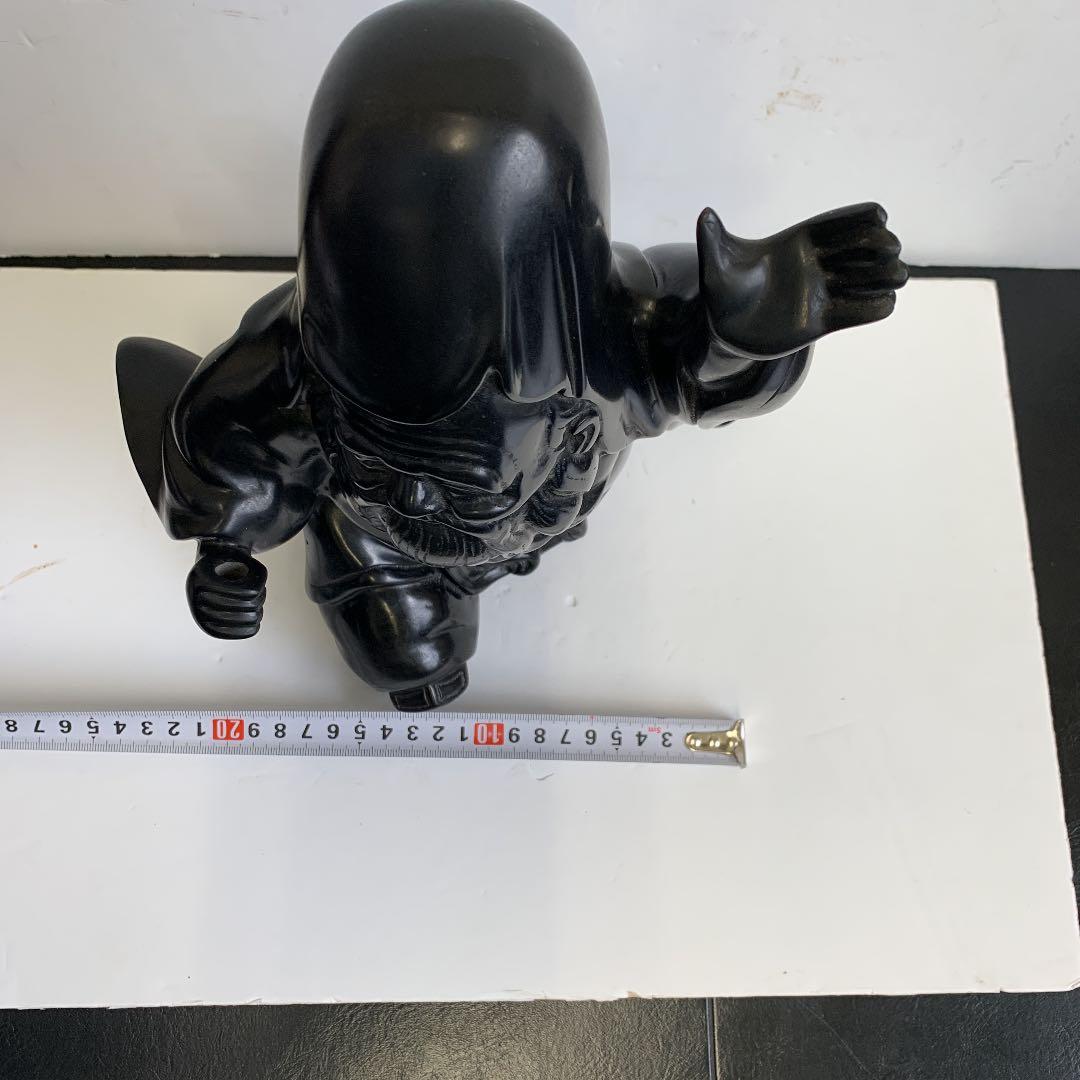 天然石　那智黒　仏像