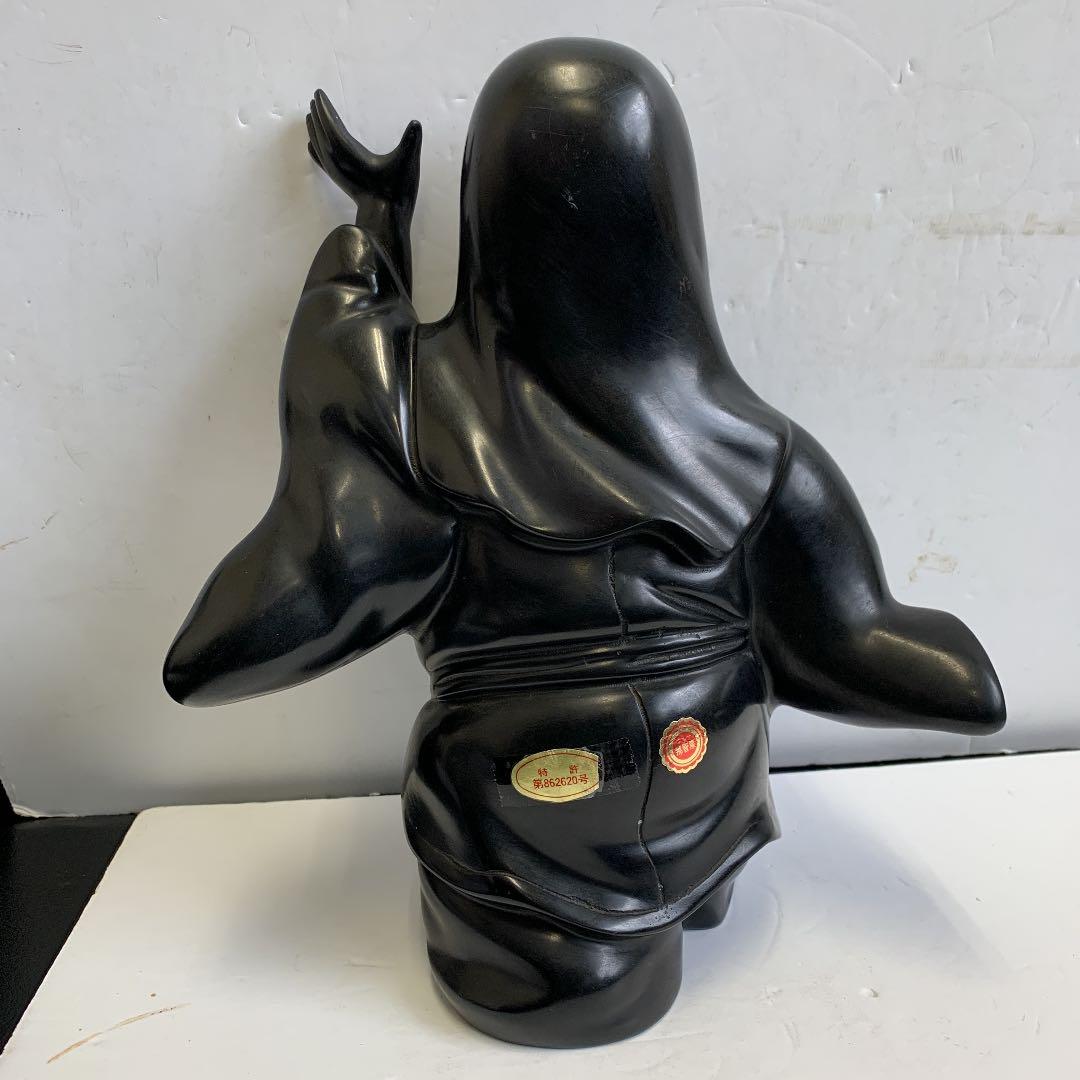 天然石　那智黒　仏像