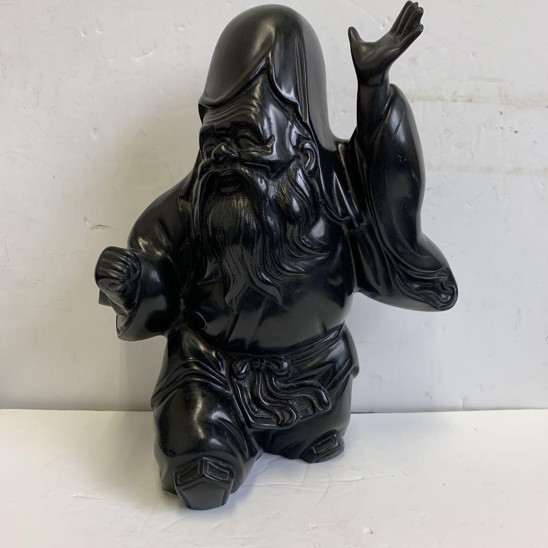 天然石　那智黒　仏像