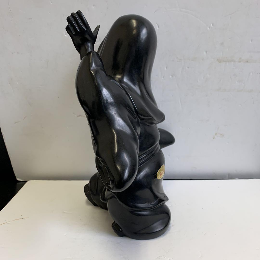 天然石　那智黒　仏像